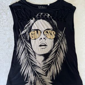 Guess Medium Distressed Tshirt